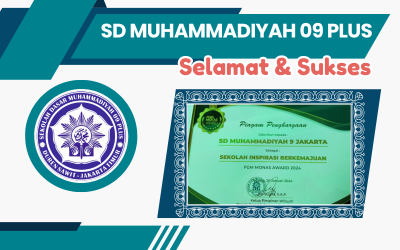 SD Muhammadiyah 09 Plus menerima Penganugrahan FGM Monas Award 2024